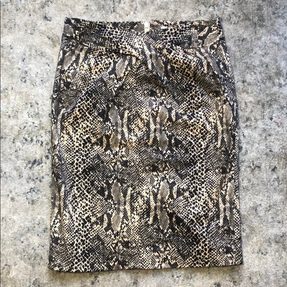 MICHAEL KORS SNAKESKIN SKIRT